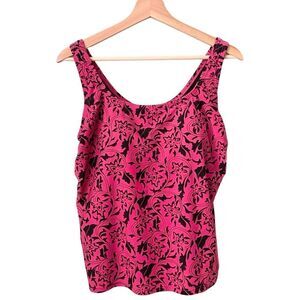 Blair Floral Print Tankini Swim Top in Size 12